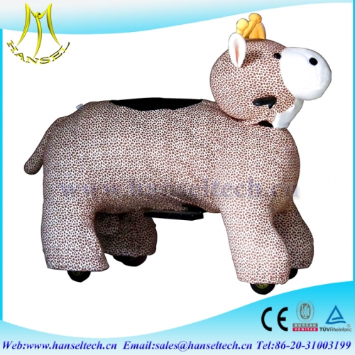 Hansel plush rocking toys Animal rides made in china electric scooter for sale