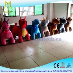 Hansel kids amusement games electrical toy animal riding for rental business