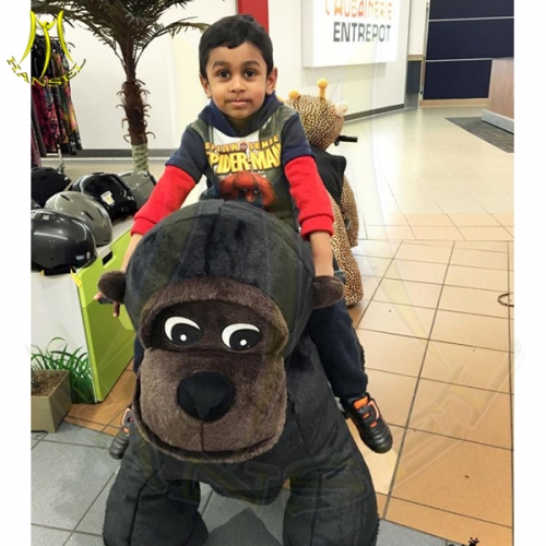 Hansel animals battery cars plush stuffed orangutan toy ride for kids