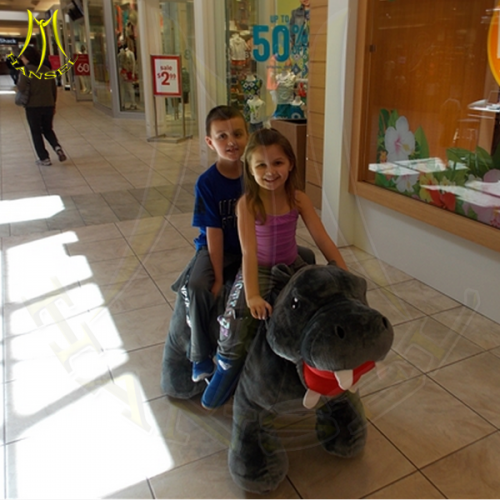 Hansel ride on furry animal kids rides stuffed animal ride