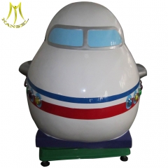 Hansel children indoor rides games and amusement park portable rides with plane design kiddie ride for sale