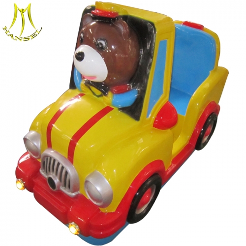 Hansel car paint toys and new kiddie ride coin operated with game room equipment rocking toy bear ride