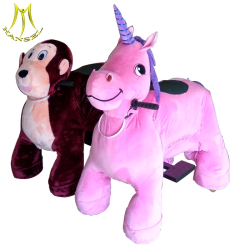 Hansel cheap electric zoo animal scooter for kids ride on unicorn toy with high qualilty