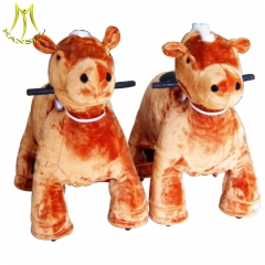 Hansel coin operated motorized animals for sale and plush animal scooter for sale with electric battery operated animals for sale