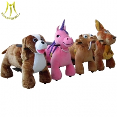 Hansel plush motorized animals from guangzhou and electric ride on battery animals car with animal scooter with best price for wholesale