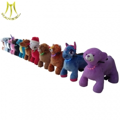 Hansel battery operated plush walking animal products rides on toy for shopping centers