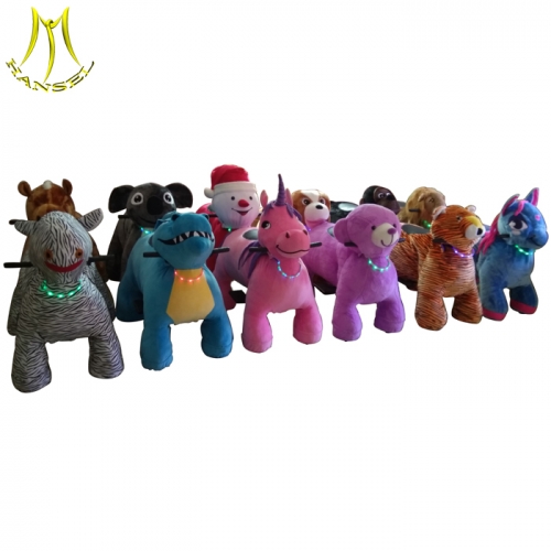Hansel robot animals for sale and motorized plush riding animals from guangzhou with baby ride on car for sale