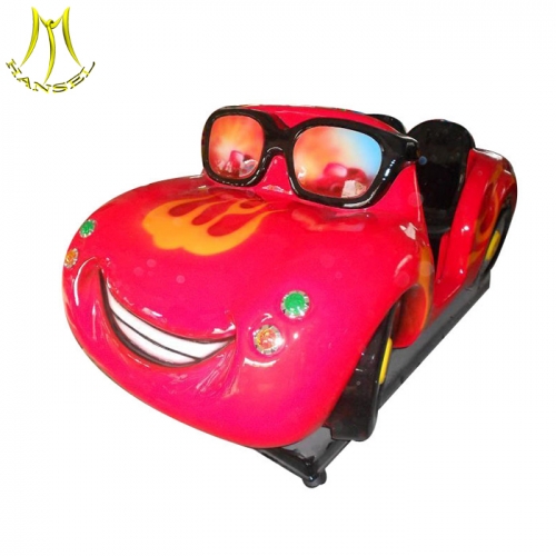 Hansel coin operated kiddie rides ride hot in shopping mall fiberglass go kart body used kiddie ride
