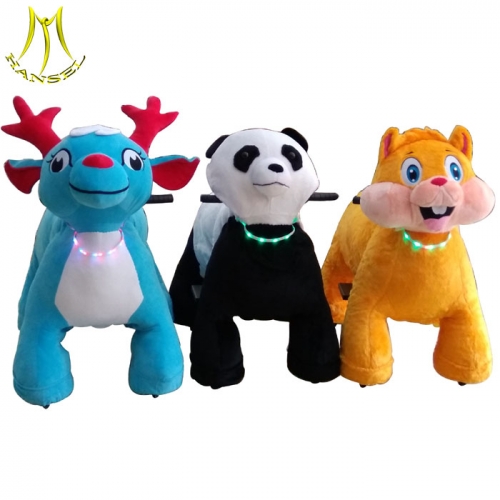 Hansel children ride on animal toy car factory and customized coin operated animal ride quotation with china animal scooter supplier