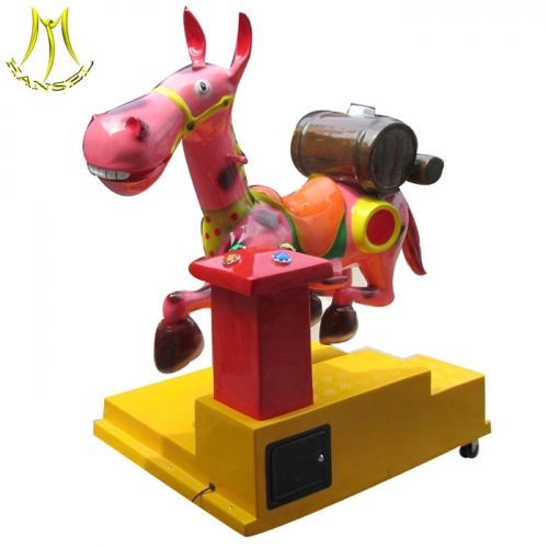 Hansel  amusement park equipments for children and kiddie ride fiberglass toys with kiddie ride control box