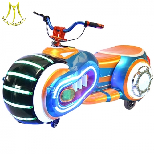Hansel attractive amusement park children game battery operated driving motorcycle rides