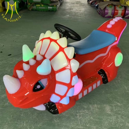 Hansel  battery operated electric dinosaur animal rides for outdoor park