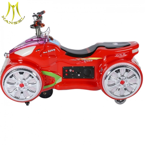 Hansel   Wholesale ride on remote control elelctric motorcycle for amusement park