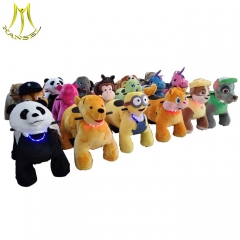 Hansel kids ride stuffed animal ride electric plush toys with sound
