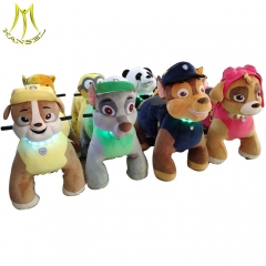 Hansel wholesale plush animal rides for sale walking plush animal electric scooter in mall kids battery operated  ride