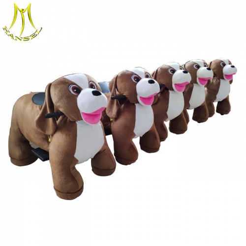 Hansel  CE coin operated children walking motorized animal rides