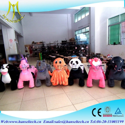 Hansel toys amusement park sale electric stuffed animal motorized animals