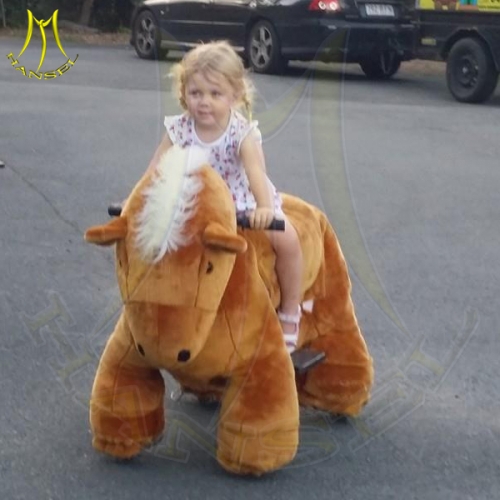 Hansel kids entertainment equipment unicorn motorized plush rideable animal