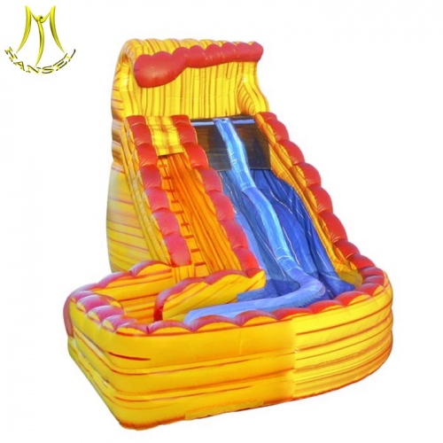  Hansel  amusement park equipment and trampoline park equipment for sale with big water slides and swimming pool for sale