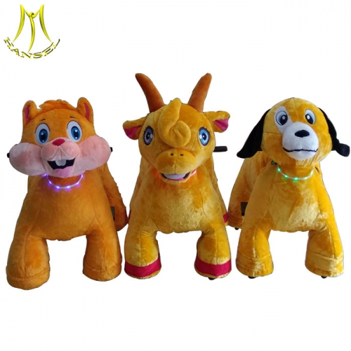 Hansel coin operated animal ride for shopping mall and amusement park ride manufature with cheap animal ride wholesale