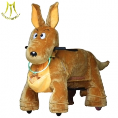Hansel plush animals with LED necklace pony electrical ride on new product kid ride moving animal in mall animal mechanicals toys