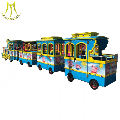Hansel hot selling electric children playground amusement park train rides