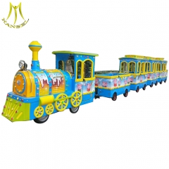 Hansel hot selling kids amusement park trackless train rides
