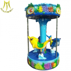 Hansel New product kids amusement rides merry go round carousel for sale 3 seats mini carousel for sale